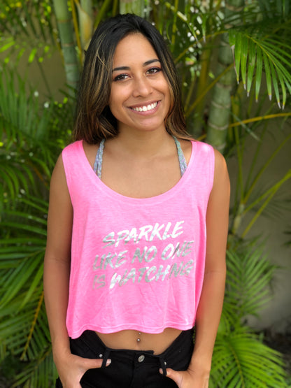 Sparkle Flowy Box Tank