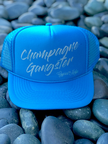 Champagne Gangster Trucker Hat